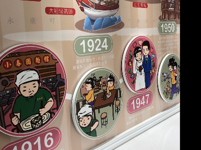 小春園的歷史牆