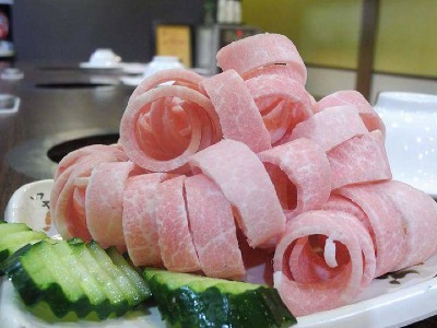 薄切松板豬