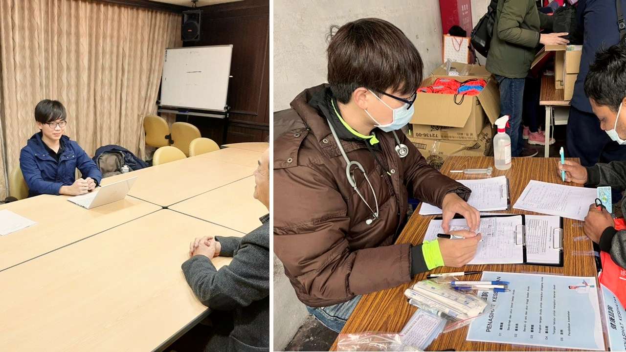 廖哲緯醫師到企業提供臨場健康服務諮詢
