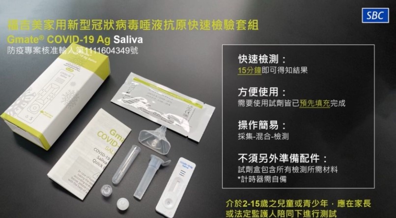 唾液快篩試劑今起開賣,單入175元!哪裡買、怎麼使用看這裡