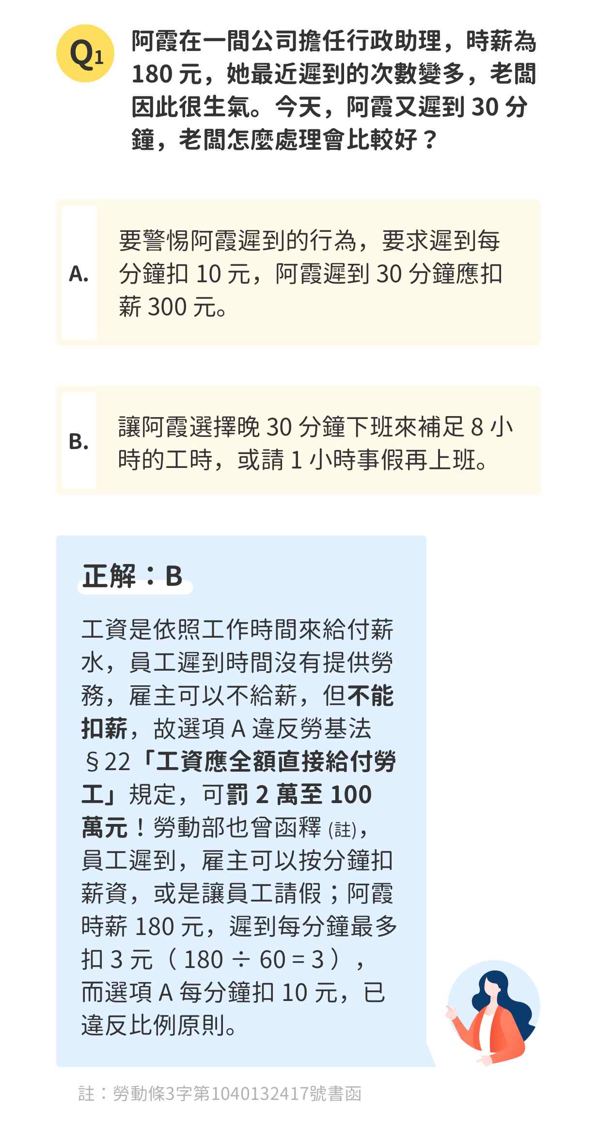 員工上班遲到、滑手機,老闆可以扣薪嗎? 員工上班遲到、滑手機,老闆可以扣薪嗎?