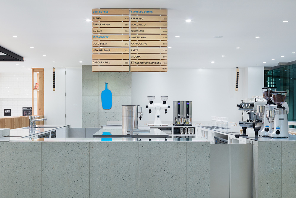 Blue Bottle Coffee 東京品川店。