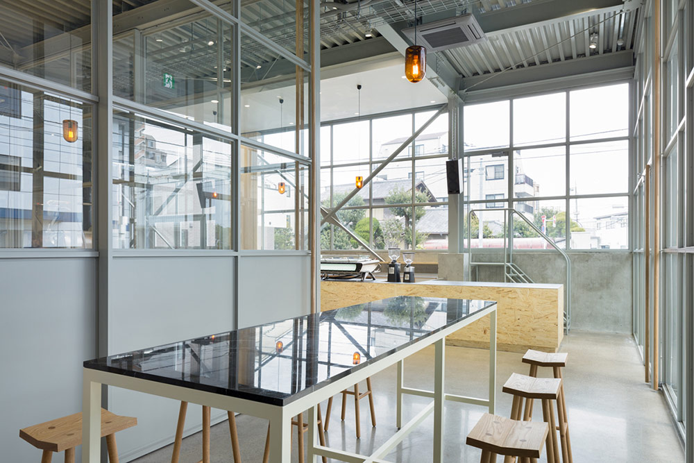 Blue Bottle Coffee 清澄白河店。