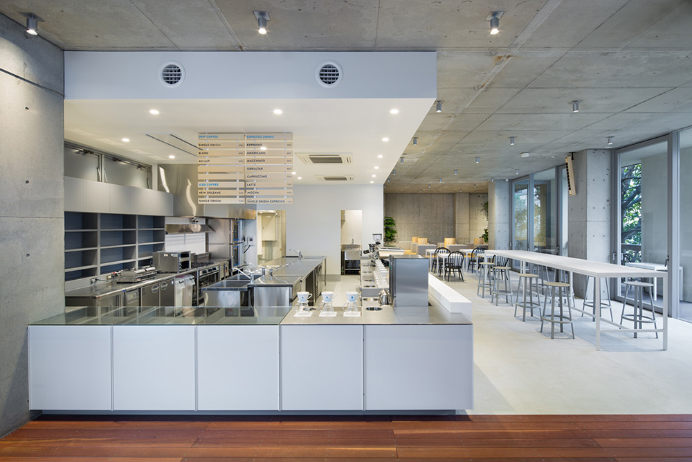Blue Bottle Coffee 東京青山店。