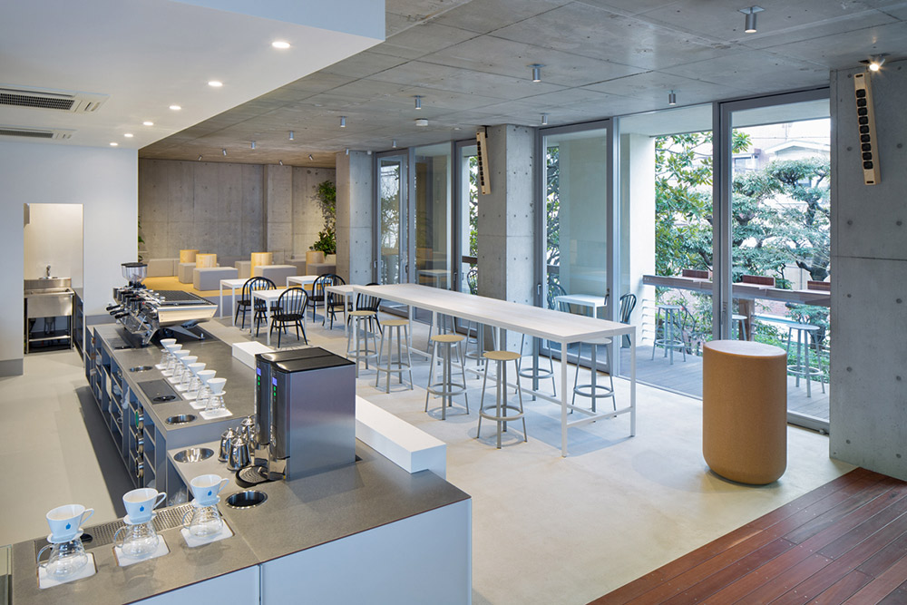Blue Bottle Coffee 東京青山店。