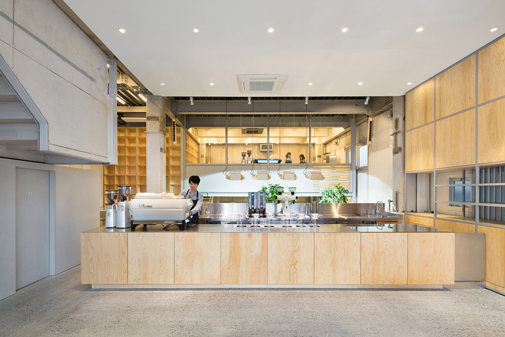 Blue Bottle Coffee 東京中目黑店。