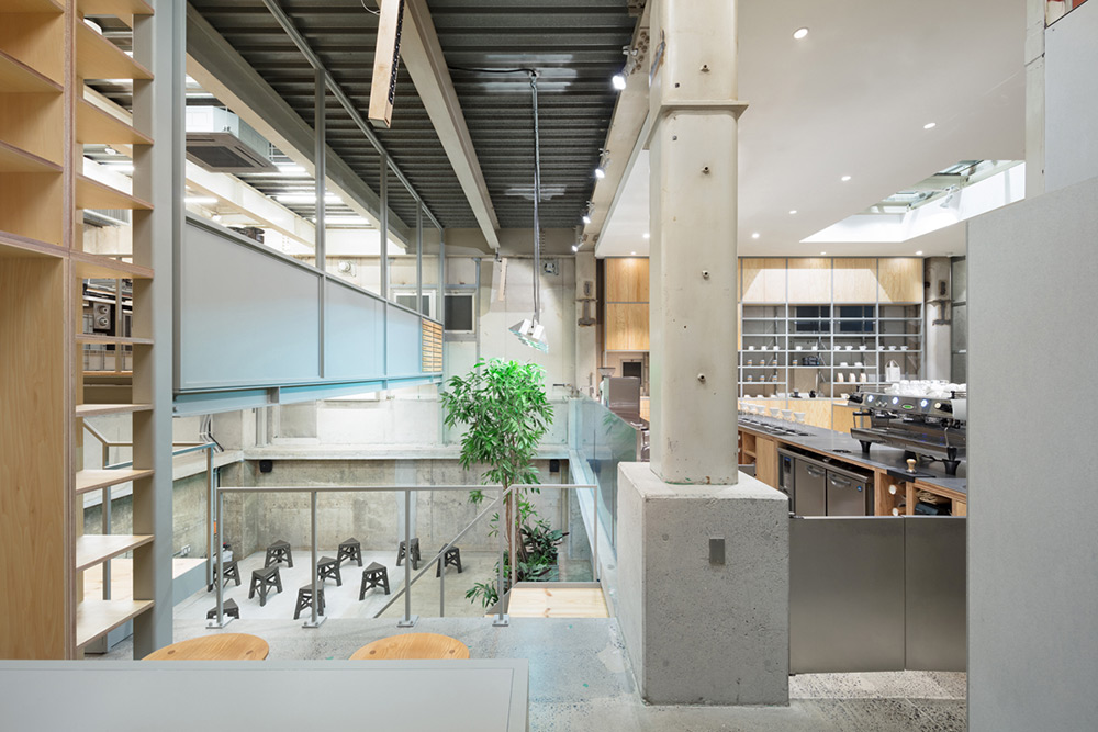 Blue Bottle Coffee 東京中目黑店。
