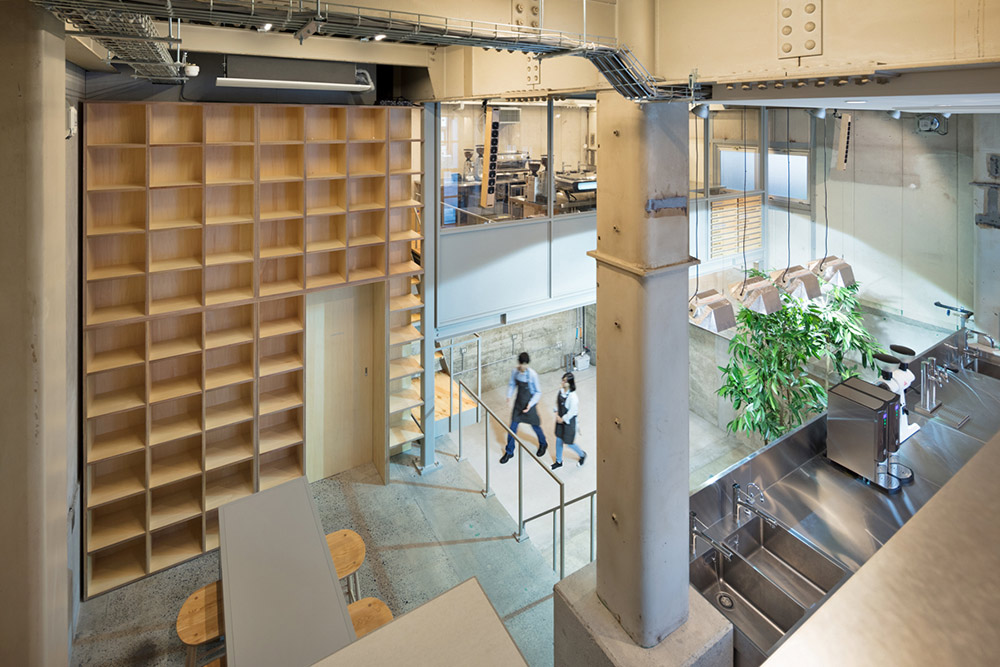 Blue Bottle Coffee 東京中目黑店。
