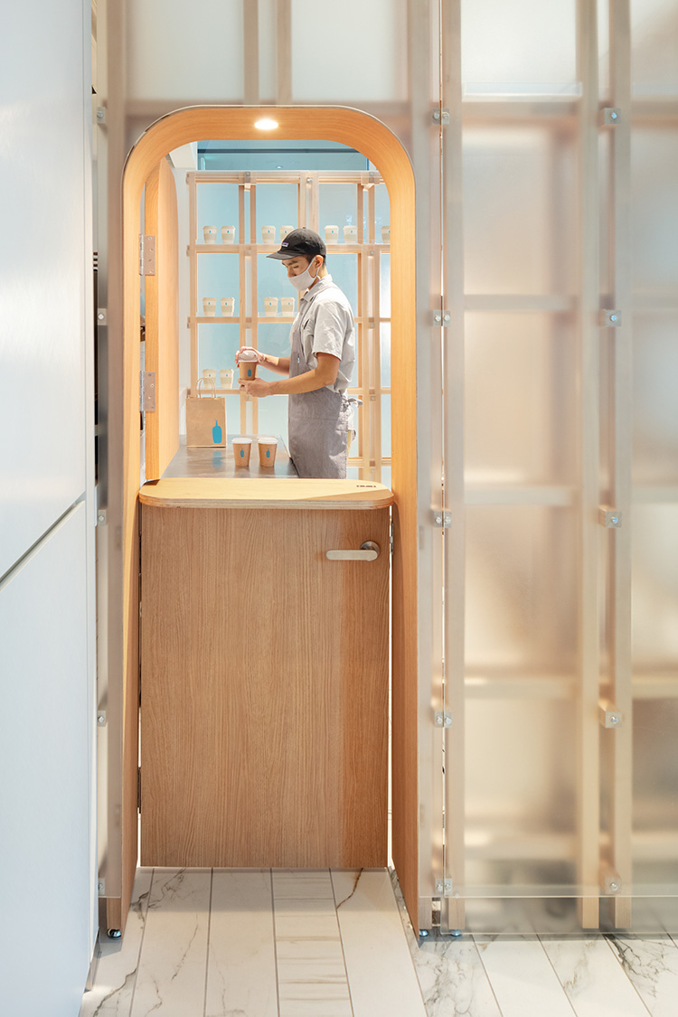 Blue Bottle Coffee 東京澀谷快閃店。