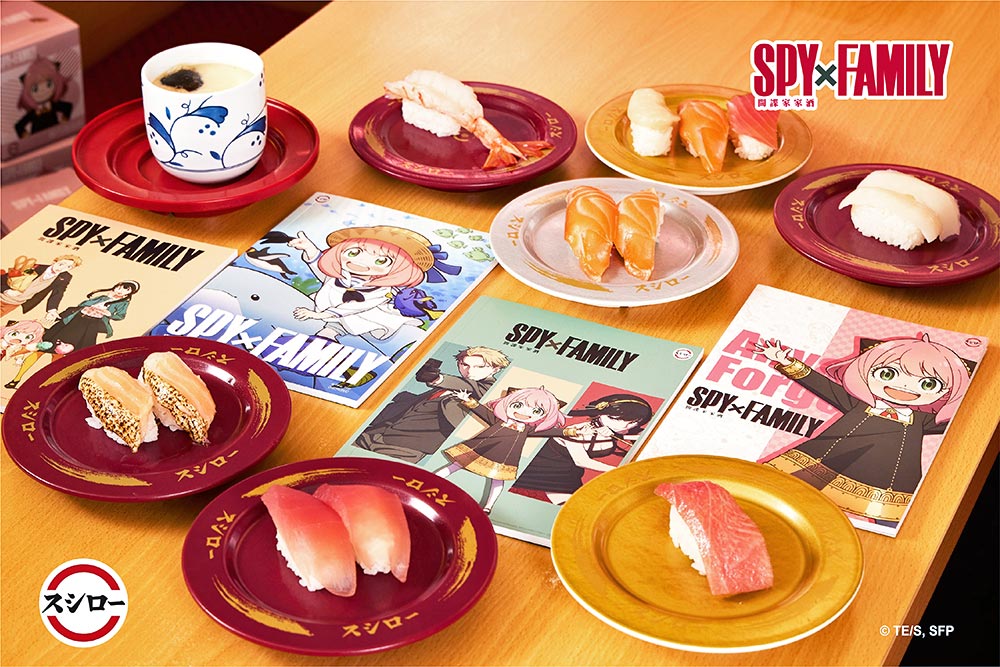 台灣壽司郎獨家！ 聯名「間諜家家酒」推出限時限量滿額贈品，春季新菜色、新甜點也出爐