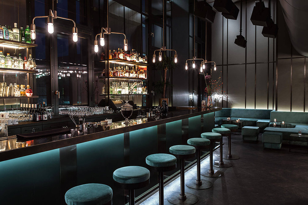 德國柏林酒吧 APARTMENT Bar，位於飯店 Hotel AMANO Grand Central 之內。