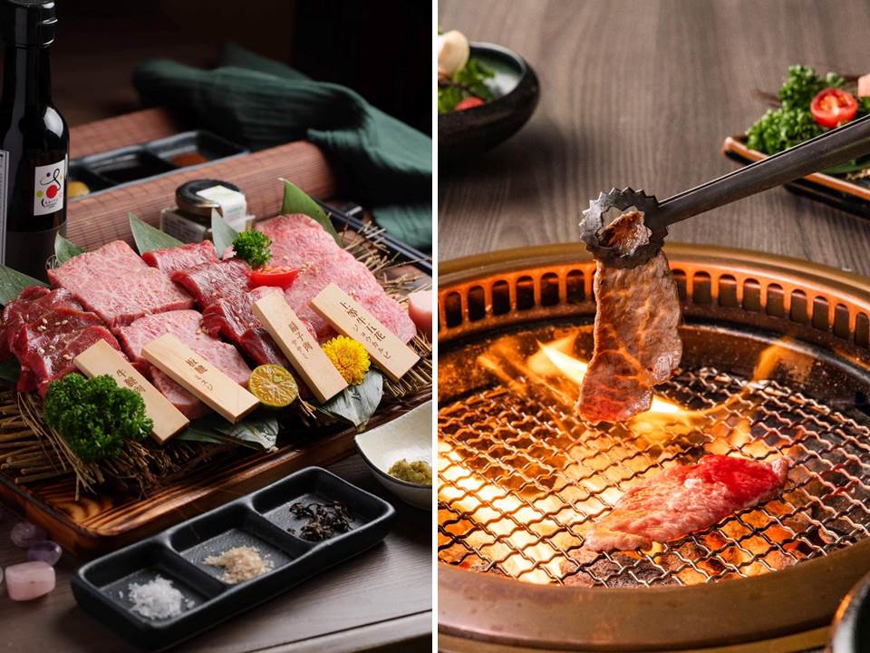左圖為橘焱胡同旗下品牌一牛樂精緻日式和牛餐廳，主打一次能吃到日本和牛36個不同部位