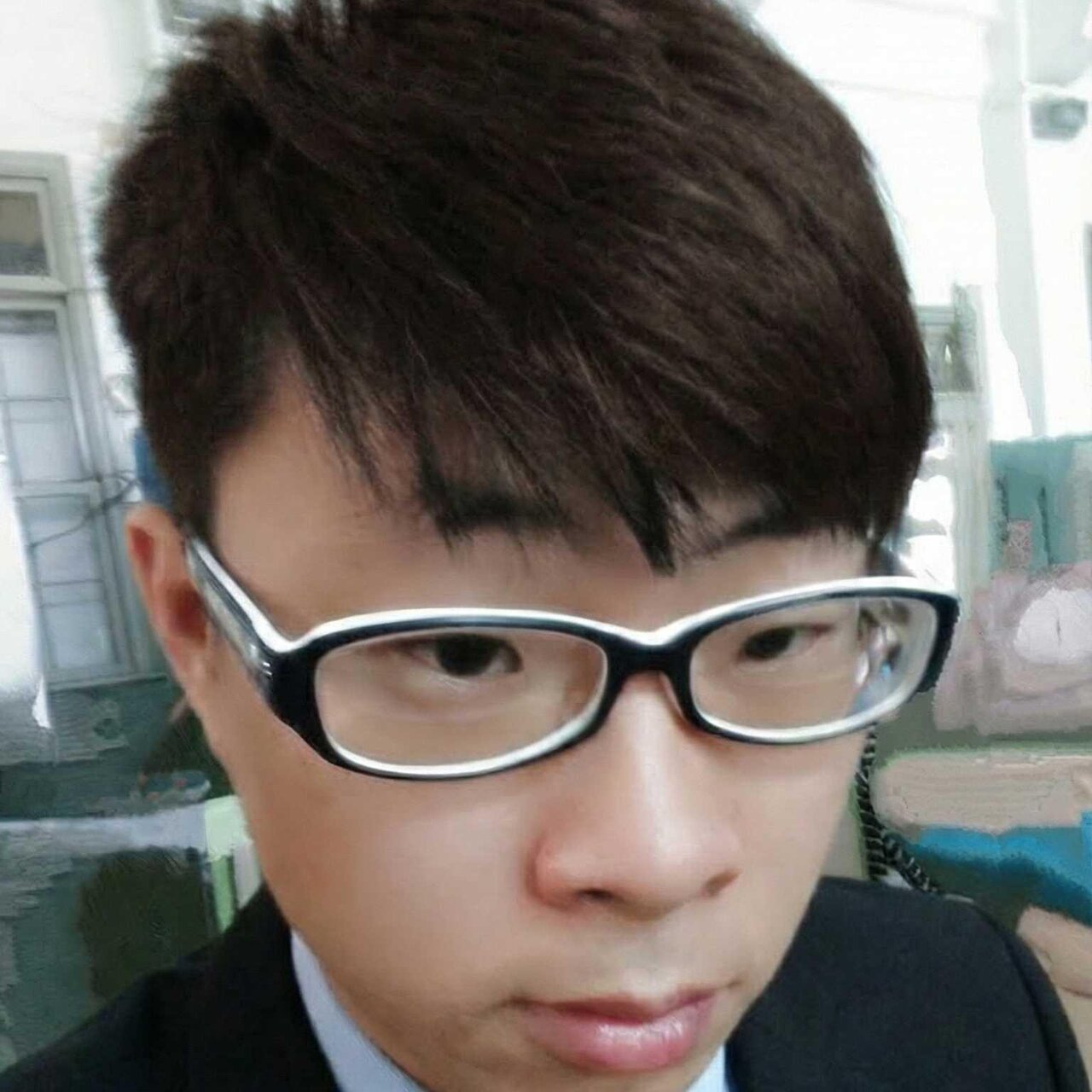 傻傻的大頭照